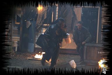 Kurdy and Jeremiah try to save Claire's gas after the Burners attack