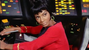 nichelle nichols as uhura in original series Star Trek