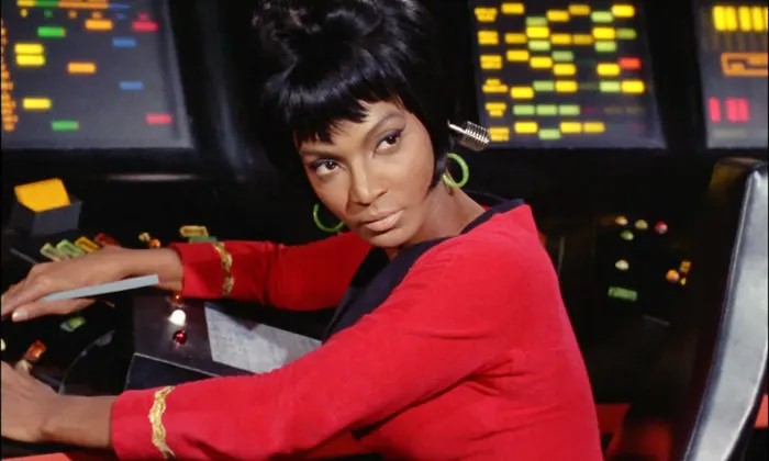 nichelle nichols as uhura in original series Star Trek